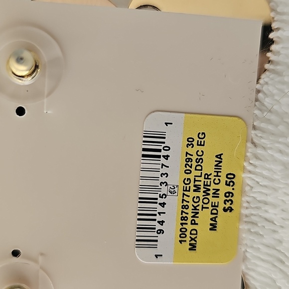 NWT On 34th Gold Tone Disc & Color Ring Drop Post Back Earrings - Picture 5 of 8